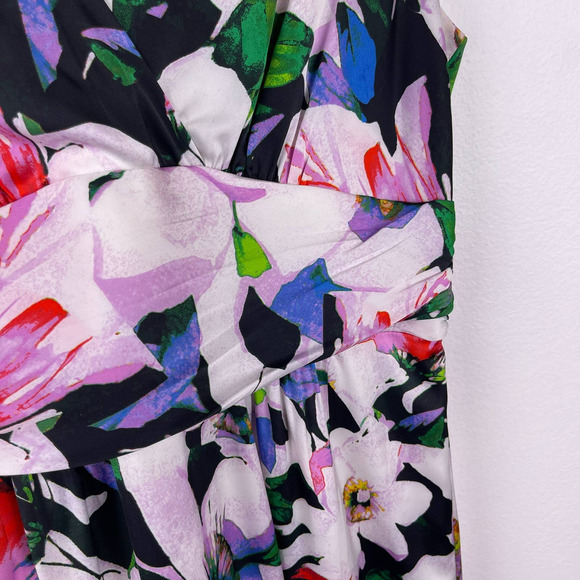 Lauren Ralph Lauren Floral Botanical Sleeveless Knee Length Dress Women's 14 - Picture 4 of 8